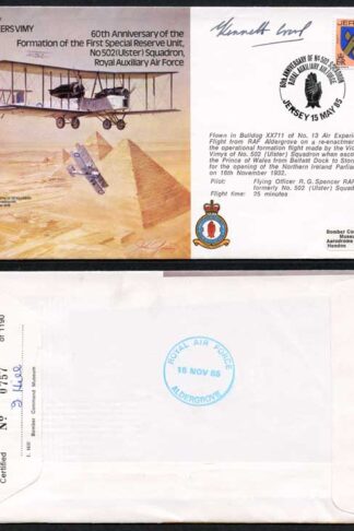 B12c 60th Ann of The Formation of 1st Special Reserve Unit Signed by K Cross (D)