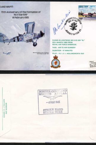 B17c 70th Ann of the Formation of No.11 Squadron Signed H. Constantine (R)