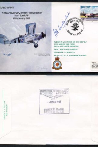 B17c 70th Ann of the Formation of No.11 Squadron Signed H. Constantine (S)