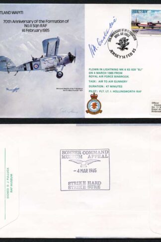 B17c 70th Ann of the Formation of No.11 Squadron Signed H. Constantine (T)