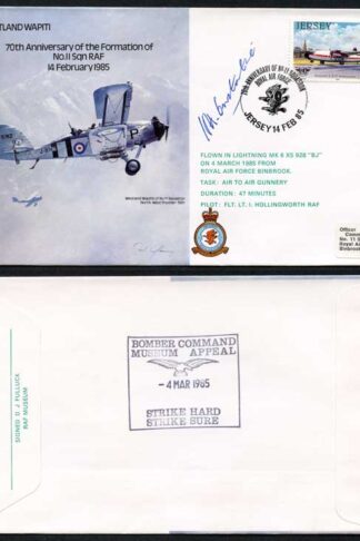 B17c 70th Ann of the Formation of No.11 Squadron Signed H. Constantine (V)