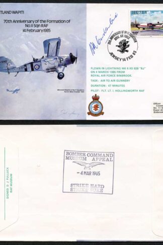 B17c 70th Ann of the Formation of No.11 Squadron Signed H. Constantine (AF)