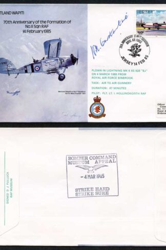 B17c 70th Ann of the Formation of No.11 Squadron Signed H. Constantine (AM)