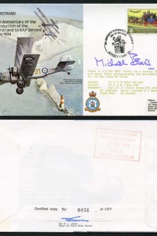 B20c 50th Ann Intro of Overstand to RAF Service Signed by Sir N. Beavis (G)