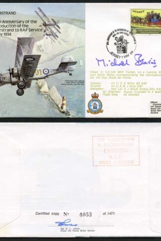 B20c 50th Ann Intro of Overstand to RAF Service Signed by Sir N. Beavis (I)