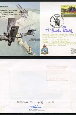 B20c 50th Ann Intro of Overstand to RAF Service Signed by Sir N. Beavis (J)