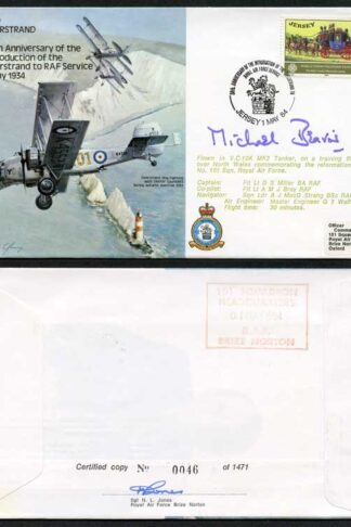 B20c 50th Ann Intro of Overstand to RAF Service Signed by Sir N. Beavis (N)