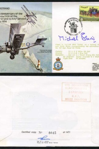 B20c 50th Ann Intro of Overstand to RAF Service Signed by Sir N. Beavis (O)