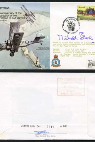B20c 50th Ann Intro of Overstand to RAF Service Signed by Sir N. Beavis (P)