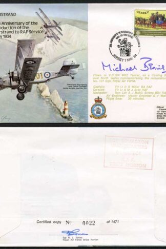 B20c 50th Ann Intro of Overstand to RAF Service Signed by Sir N. Beavis (S)