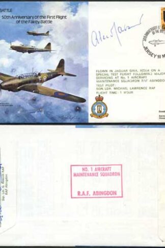 B26d 50th Ann 1st Flight of the Fairey Battle Signed by Alec Maisner (F)