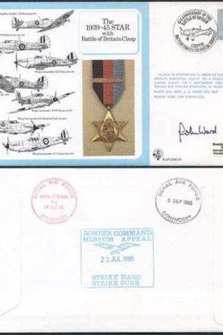 DM10a The 1939 to 1945 Star with Battle of Britain Clasp Signed by J.A. Ward (C)