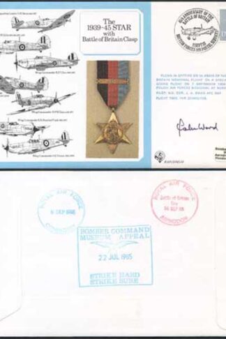 DM10a The 1939 to 1945 Star with Battle of Britain Clasp Signed by J.A. Ward (E)