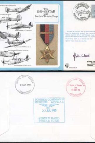 DM10a The 1939 to 1945 Star with Battle of Britain Clasp Signed by J.A. Ward (H)