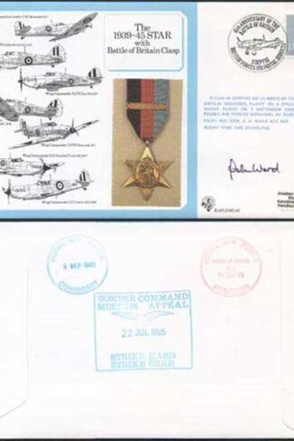 DM10a The 1939 to 1945 Star with Battle of Britain Clasp Signed by J.A. Ward (K)