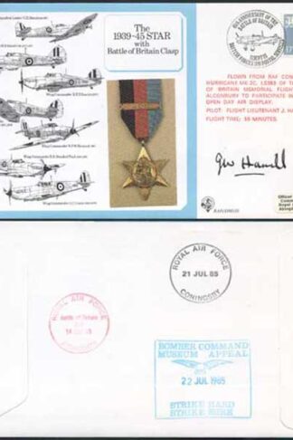 DM10a The 1939 to 1945 Star with Battle of Britain Clasp Signed by Hamill (A)