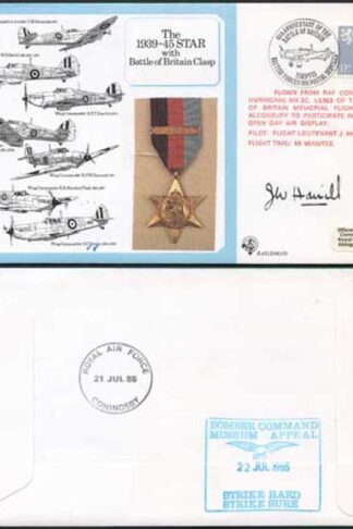 DM10a The 1939 to 1945 Star with Battle of Britain Clasp Signed by Hamill (O)