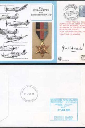 DM10a The 1939 to 1945 Star with Battle of Britain Clasp Signed by Hamill (P)