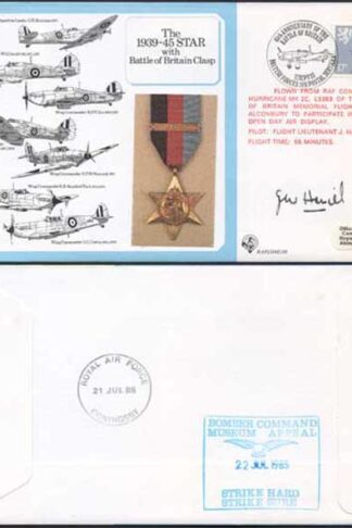 DM10a The 1939 to 1945 Star with Battle of Britain Clasp Signed by Hamill (Q)