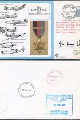 DM10a The 1939 to 1945 Star with Battle of Britain Clasp Signed by Hamill (U)