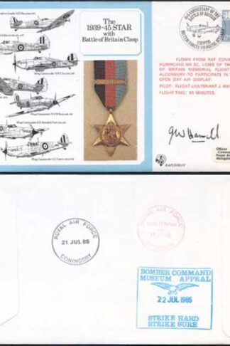 DM10a The 1939 to 1945 Star with Battle of Britain Clasp Signed by Hamill (X)