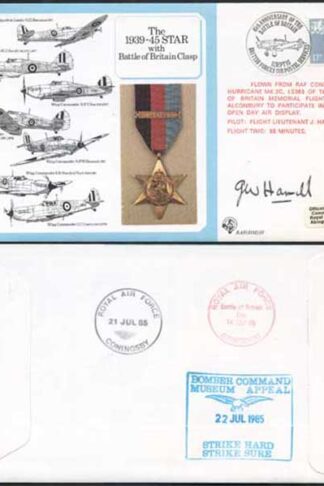 DM10a The 1939 to 1945 Star with Battle of Britain Clasp Signed by Hamill (AF)