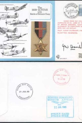 DM10a The 1939 to 1945 Star with Battle of Britain Clasp Signed by Hamill (AH)