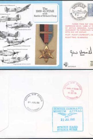 DM10a The 1939 to 1945 Star with Battle of Britain Clasp Signed by Hamill (AJ)