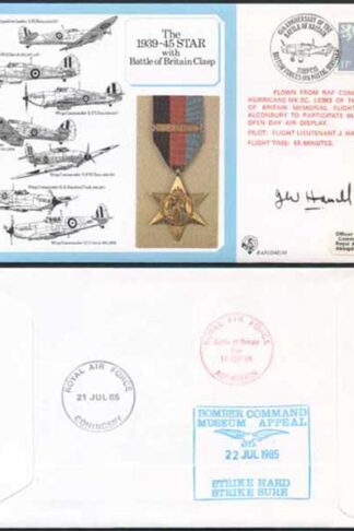 DM10a The 1939 to 1945 Star with Battle of Britain Clasp Signed by Hamill (AK)