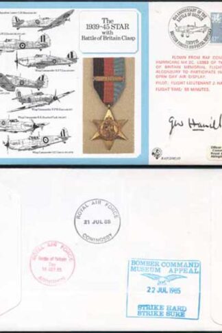 DM10a The 1939 to 1945 Star with Battle of Britain Clasp Signed by Hamill (AL)