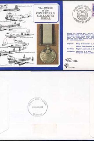 DM9a Award of the Conspicuous Gallantry Medal Signed by French (A)