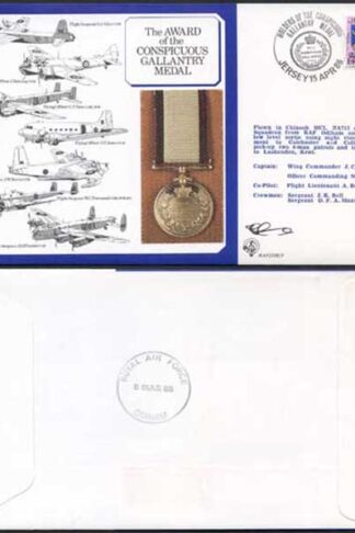 DM9a Award of the Conspicuous Gallantry Medal Signed by French (B)
