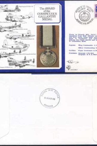 DM9a Award of the Conspicuous Gallantry Medal Signed by French (D)