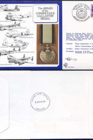 DM9a Award of the Conspicuous Gallantry Medal Signed by French (G)