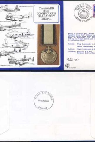 DM9a Award of the Conspicuous Gallantry Medal Signed by French (H)