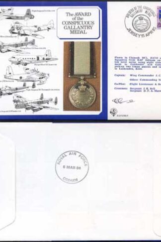 DM9a Award of the Conspicuous Gallantry Medal Signed by French (I)