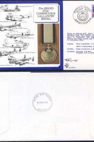 DM9a Award of the Conspicuous Gallantry Medal Signed by French (J)
