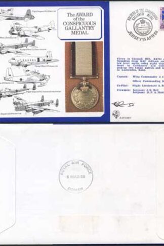 DM9a Award of the Conspicuous Gallantry Medal Signed by French (Q)