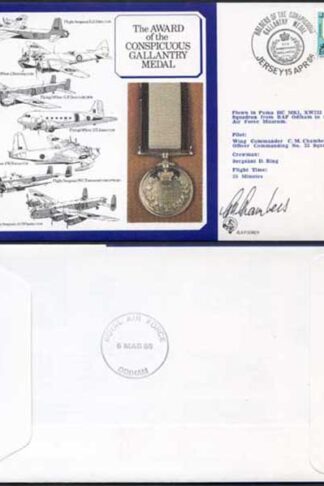 DM9b Award of the Conspicuous Gallantry Medal Signed by Chambers (E)