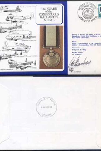 DM9b Award of the Conspicuous Gallantry Medal Signed by Chambers (H)