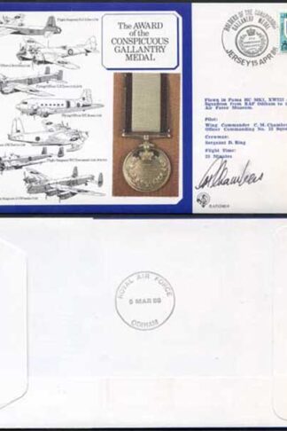 DM9b Award of the Conspicuous Gallantry Medal Signed by Chambers (I)