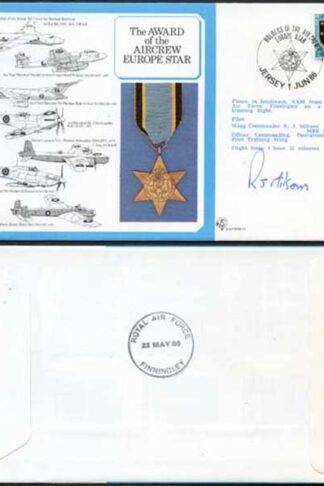DM11a Air Crew Europe Star Signed by R.J. Milson (C)