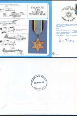 DM11a Air Crew Europe Star Signed by R.J. Milson (D)