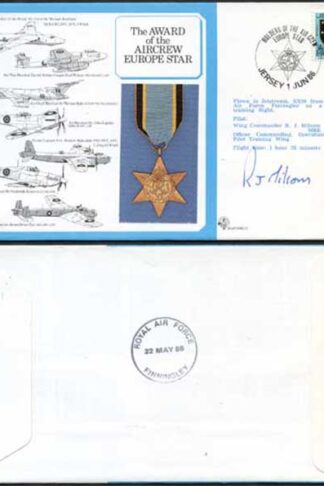 DM11a Air Crew Europe Star Signed by R.J. Milson (E)