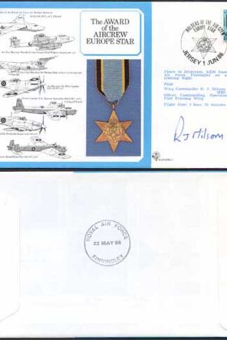 DM11a Air Crew Europe Star Signed by R.J. Milson (F)
