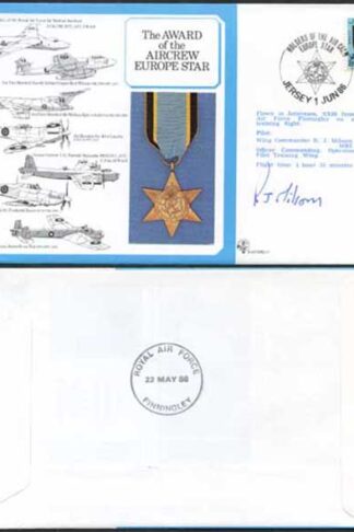 DM11a Air Crew Europe Star Signed by R.J. Milson (H)
