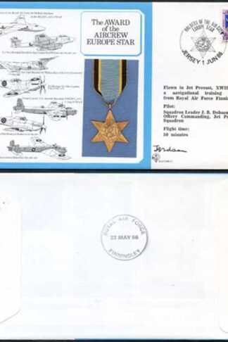 DM11b Air Crew Europe Star Signed by Dobson (A)