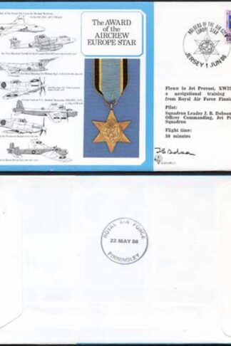 DM11b Air Crew Europe Star Signed by Dobson (C)