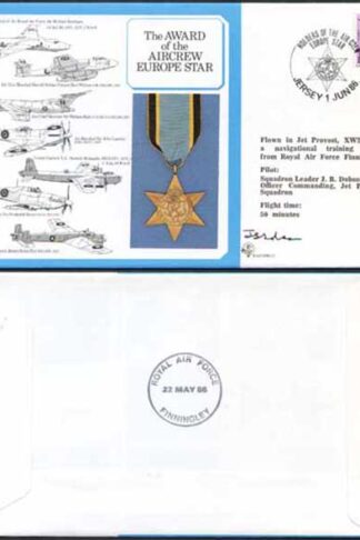 DM11b Air Crew Europe Star Signed by Dobson (D)
