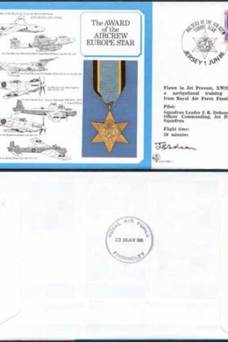 DM11b Air Crew Europe Star Signed by Dobson (G)